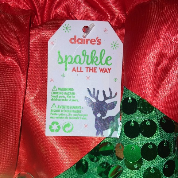 Claire’s Sequin Christmas Skirt - Picture 3 of 6